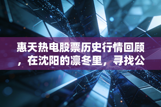 惠天热电股票历史行情回顾,在沈阳的凛冬里,寻找公用事业股的冷暖逻辑