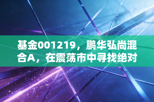 基金001219，鹏华弘尚混合A，在震荡市中寻找绝对收益的底气在哪里？