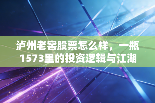 泸州老窖股票怎么样，一瓶1573里的投资逻辑与江湖风雨