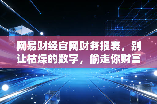 网易财经官网财务报表，别让枯燥的数字，偷走你财富增值的机会