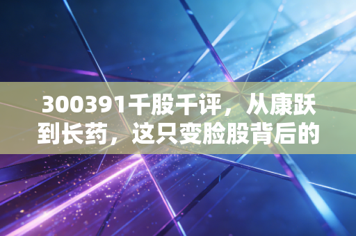 300391千股千评，从康跃到长药，这只变脸股背后的博弈与散户心声