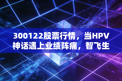 300122股票行情，当HPV神话遇上业绩阵痛，智飞生物的第二增长曲线还能撑多久？