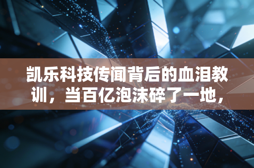 凯乐科技传闻背后的血泪教训，当百亿泡沫碎了一地，谁来为散户的信仰买单？