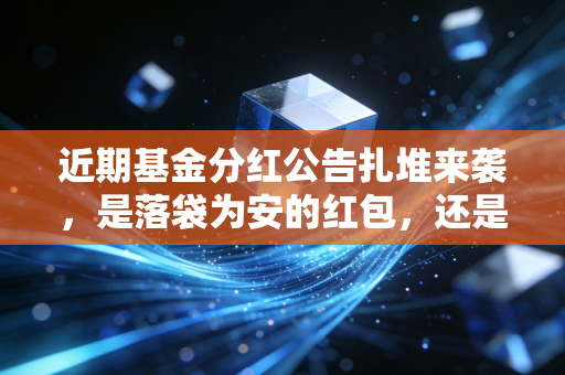 近期基金分红公告扎堆来袭，是落袋为安的红包，还是左手倒右手的数字游戏？