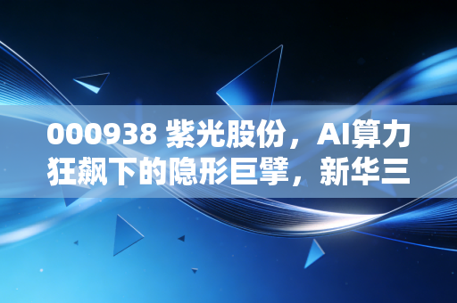 000938 紫光股份,AI算力狂飙下的隐形巨擘,新华三并表是机遇还是豪赌?