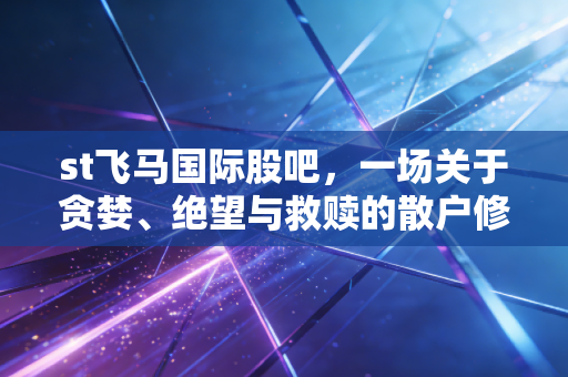 st飞马国际股吧，一场关于贪婪、绝望与救赎的散户修罗场