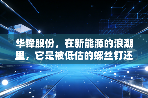 华锋股份,在新能源的浪潮里,它是被低估的螺丝钉还是蓄势待发的黑马?