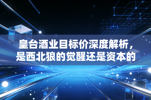 皇台酒业目标价深度解析，是西北狼的觉醒还是资本的博弈？