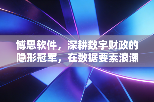 博思软件，深耕数字财政的隐形冠军，在数据要素浪潮中能否迎来第二增长曲线？