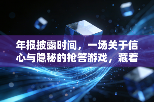 年报披露时间，一场关于信心与隐秘的抢答游戏，藏着怎样的财富密码？