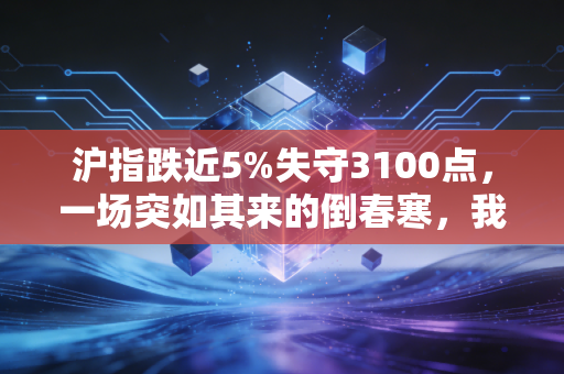 沪指跌近5%失守3100点，一场突如其来的倒春寒，我们该如何自处？