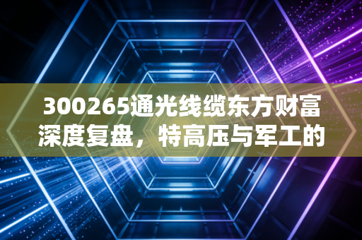 300265通光线缆东方财富深度复盘，特高压与军工的双重加持，这只隐形冠军能否穿越牛熊？