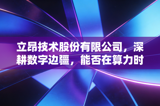 立昂技术股份有限公司，深耕数字边疆，能否在算力时代撕开一道逆袭的口子？