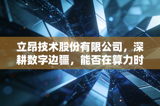 立昂技术股份有限公司，深耕数字边疆，能否在算力时代撕开一道逆袭的口子？