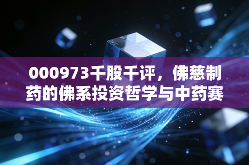 000973千股千评，佛慈制药的佛系投资哲学与中药赛道的长情告白