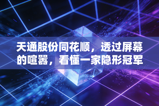 天通股份同花顺，透过屏幕的喧嚣，看懂一家隐形冠军的硬核突围与情绪博弈
