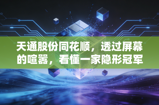 天通股份同花顺，透过屏幕的喧嚣，看懂一家隐形冠军的硬核突围与情绪博弈