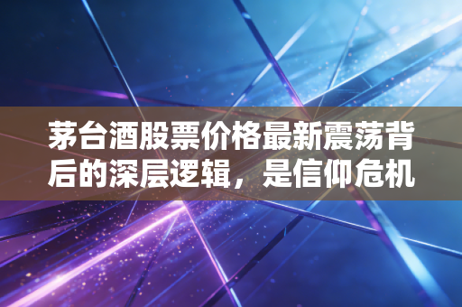 茅台酒股票价格最新震荡背后的深层逻辑,是信仰危机还是黄金坑?