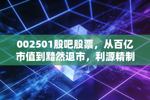 002501股吧股票，从百亿市值到黯然退市，利源精制给我们的血泪教训