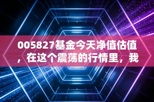 005827基金今天净值估值，在这个震荡的行情里，我们该如何面对张坤的易方达蓝筹？