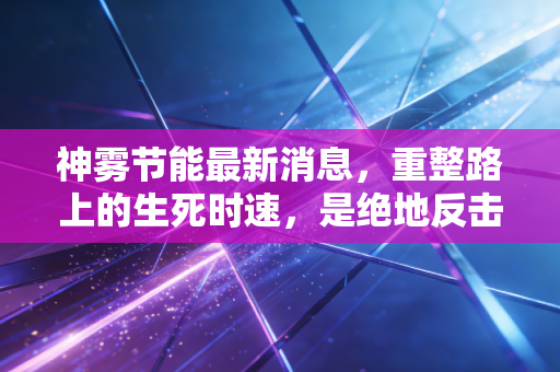 神雾节能最新消息，重整路上的生死时速，是绝地反击还是昙花一现？