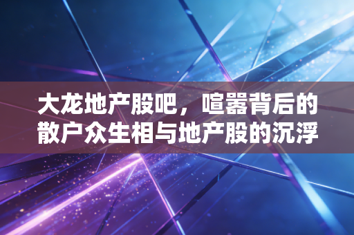 大龙地产股吧，喧嚣背后的散户众生相与地产股的沉浮启示