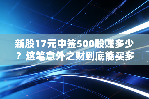 新股17元中签500股赚多少？这笔意外之财到底能买多少排骨？