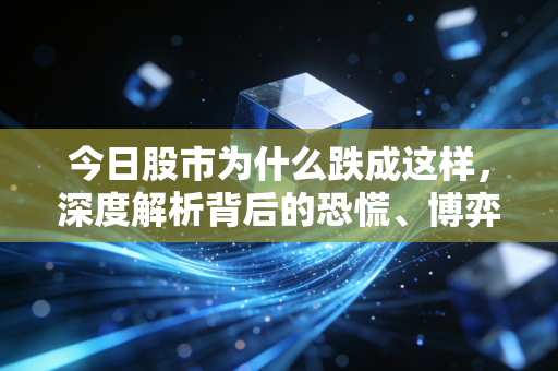 今日股市为什么跌成这样，深度解析背后的恐慌、博弈与未来