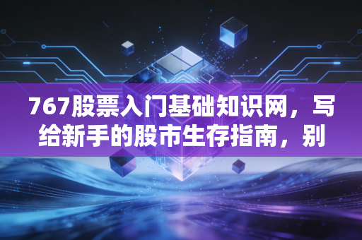 767股票入门基础知识网，写给新手的股市生存指南，别再盲目当韭菜了！