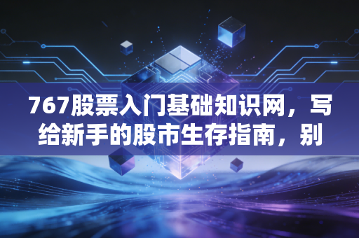 767股票入门基础知识网，写给新手的股市生存指南，别再盲目当韭菜了！