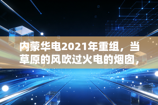 内蒙华电2021年重组，当草原的风吹过火电的烟囱，一场关于未来的豪赌