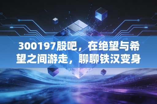 300197股吧,在绝望与希望之间游走,聊聊铁汉变身后的投资逻辑与散户众生相