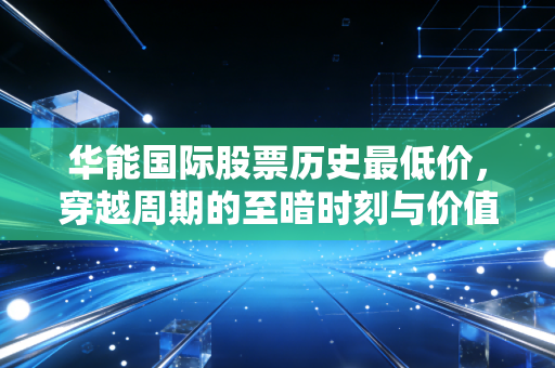 华能国际股票历史最低价，穿越周期的至暗时刻与价值重估