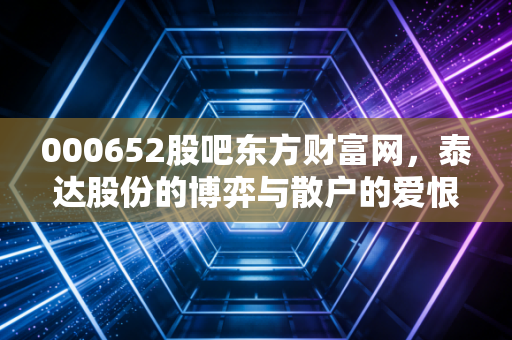 000652股吧东方财富网，泰达股份的博弈与散户的爱恨情仇