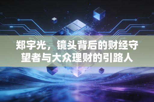郑宇光,镜头背后的财经守望者与大众理财的引路人