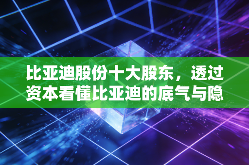 比亚迪股份十大股东，透过资本看懂比亚迪的底气与隐忧