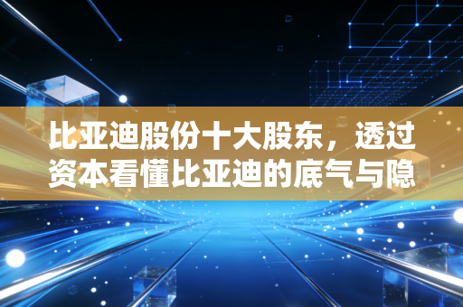比亚迪股份十大股东，透过资本看懂比亚迪的底气与隐忧
