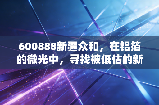 600888新疆众和，在铝箔的微光中，寻找被低估的新能源隐形冠军