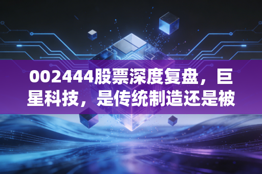 002444股票深度复盘，巨星科技，是传统制造还是被低估的科技隐形冠军？