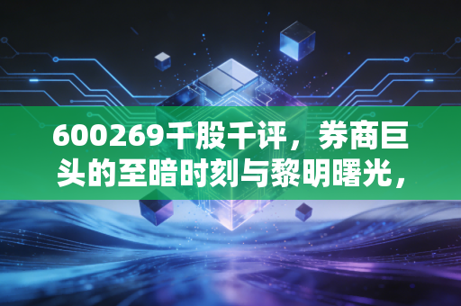 600269千股千评，券商巨头的至暗时刻与黎明曙光，海通证券值得坚守吗？