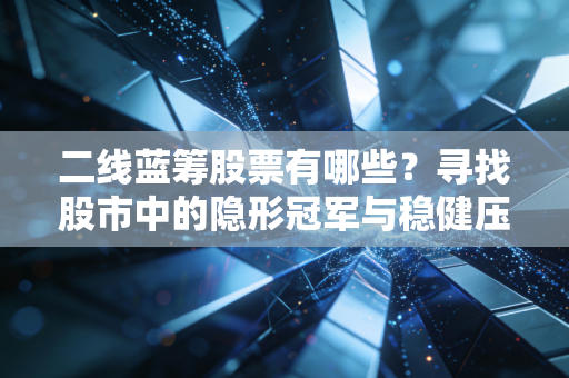二线蓝筹股票有哪些？寻找股市中的隐形冠军与稳健压舱石