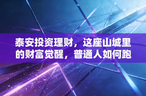 泰安投资理财，这座山城里的财富觉醒，普通人如何跑赢通胀？
