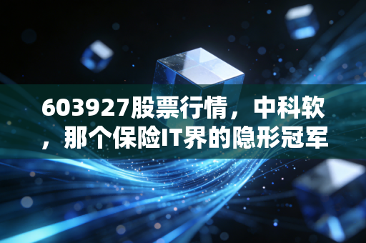 603927股票行情，中科软，那个保险IT界的隐形冠军，还值得咱们上车吗？