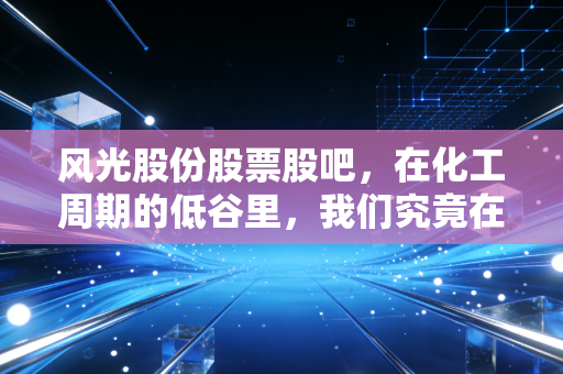 风光股份股票股吧，在化工周期的低谷里，我们究竟在等什么？