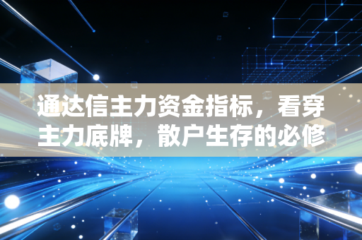 通达信主力资金指标，看穿主力底牌，散户生存的必修课