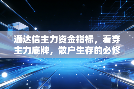 通达信主力资金指标，看穿主力底牌，散户生存的必修课