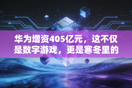 华为增资405亿元，这不仅是数字游戏，更是寒冬里的一把燎原之火