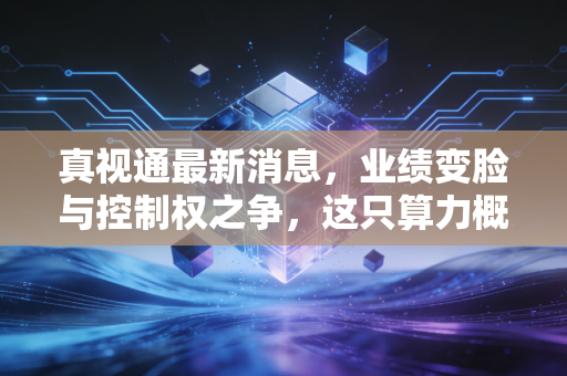 真视通最新消息，业绩变脸与控制权之争，这只算力概念股还能绝地求生吗？