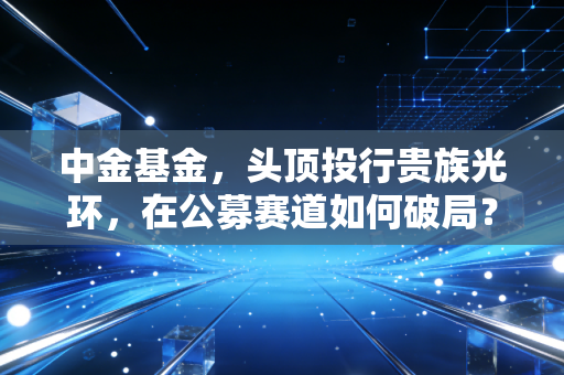 中金基金，头顶投行贵族光环，在公募赛道如何破局？