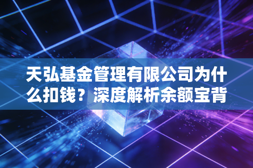 天弘基金管理有限公司为什么扣钱？深度解析余额宝背后的隐形账单与理财避坑指南